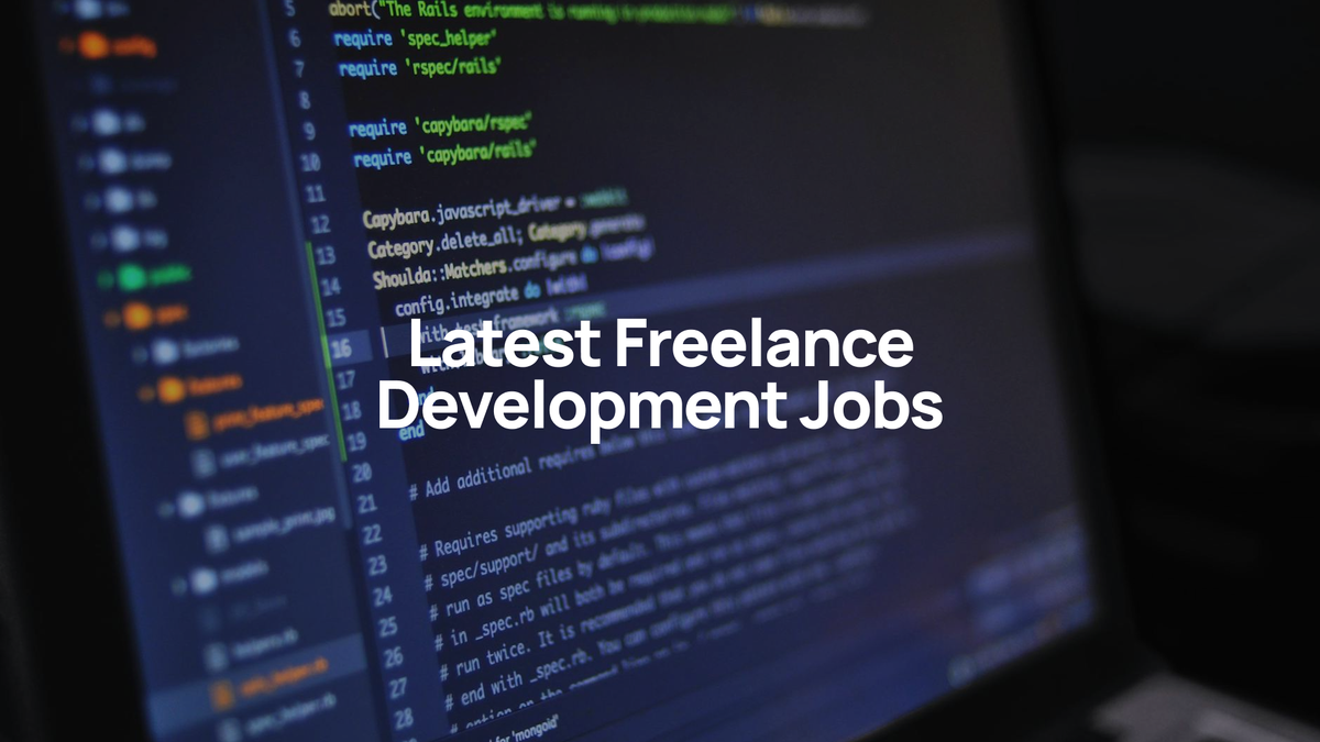 Freelance Developer Jobs: This Week's Best Gigs (Updated Weekly)
