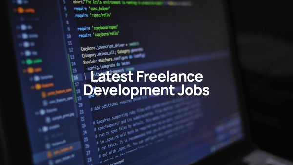 Freelance Developer Jobs: This Week's Best Gigs (Updated Weekly)